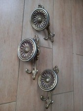 Vintage 3 Ganci Appendiabito Appendini Metallo (Vedere Foto)