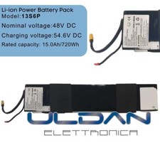 Batteria per monopattino GENERICA 13S6P 38cm x 7,8cm 48V 15.0 Ah scooter