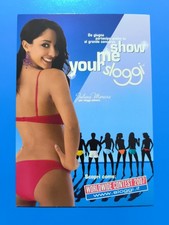 SHOW ME YOUR SLOGGI GIULIANA MOREIRA CARTOLINA PUBBLICITARIA