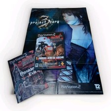 DEMO Speciale Horror PS2 con poster Project Zero 3 e Guida Resident Evil 4