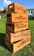 SET 5 SCATOLE IN LEGNO FATTE A MANO - MOET E CHARDON