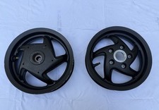 Coppia Cerchi Anteriore E Posteriore Originali Piaggio Zip Sp Mk1 - 10 Pollici