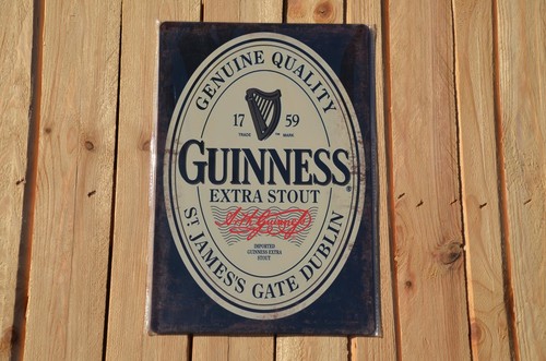 Guinness extra stout metal - stout, tin