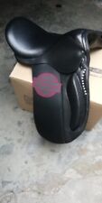 Sella nera Dressage in pelle