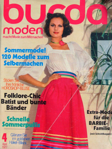 Vecchio quaderno moda burda - quaderno,
