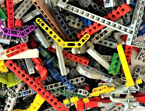 Lotto 100 pezzi sfusi lego - lotto,