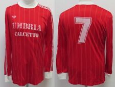 ADIDAS VENTEX UMBRIA PERUGIA CALCETTO MAGLIA SHIRT CALCIO FOOTBALL ITALY VINTAGE
