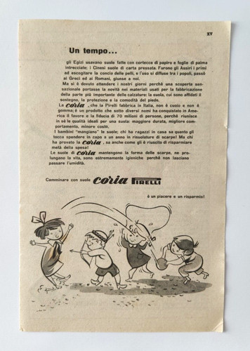 Pubblicita coria pirelli - coria,