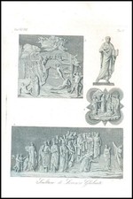 1814 Print SCULTURE DI LORENZO