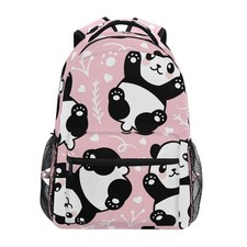 Zaino scuola rosa Panda per