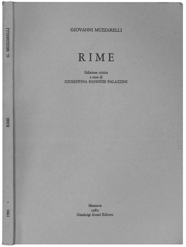 Rime edizione critica cura - critica, a