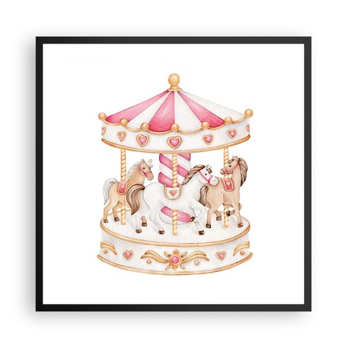 Poster 60x60cm giostra - poster,