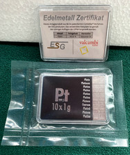 OFFERTA 10x Lingotto Platino