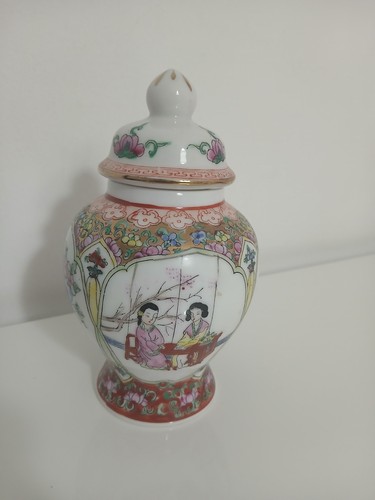 Vaso potiche cinese vintage - vaso,