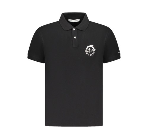 Trussardi polo shirt nero - trussardi,