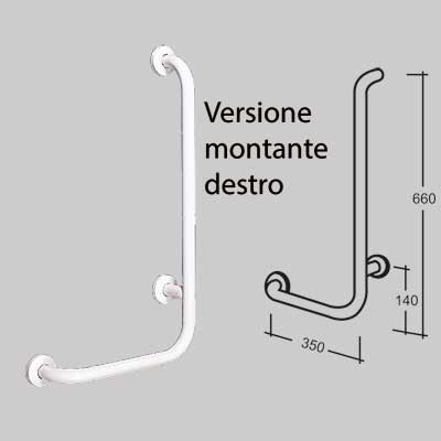 Corrimano con montante - con,