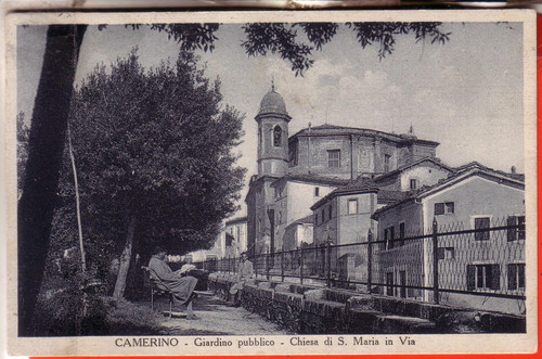 Cartolina camerino fp - cartolina,
