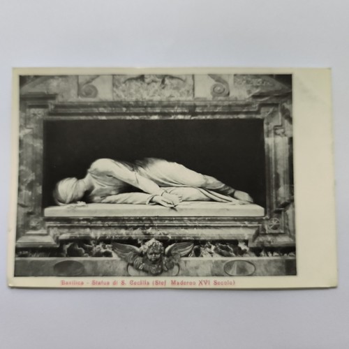 Basilica statua cecilia - statua, s.