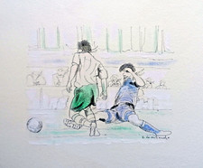 Quadro Salvo Lombardo  acrilico su cartoncino 35 x 50. Certificato dell'artista