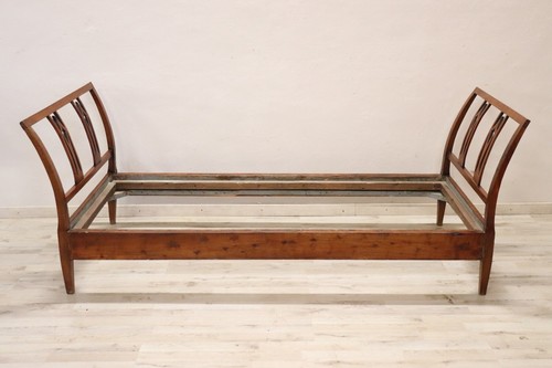 Antico letto singolo legno - antico,