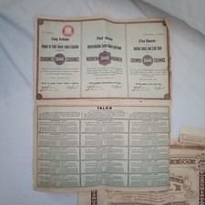 Certificato Azionario Storico