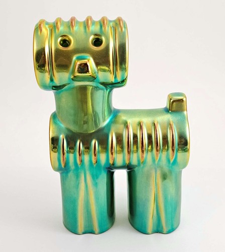 Statuina cane zsolnay - statuina,