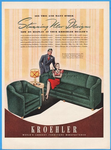 1939 kroehler mobili svedese - 1939,
