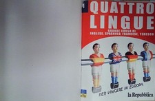 QUATTRO LINGUE GRANDE CORSO DI INGLESE SPAGNOLO FRANCESE TEDESCO