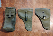 3 pz. Fondina militare in tela