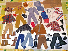 LOTTO BIG JIM MATTEL - Vestiti e accessori vari