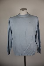 TRUSSARDI MAGLIONE MAGLIA UOMO TG M MAN SWEATER CASUAL VINTAGE LANA WOOL LOGO