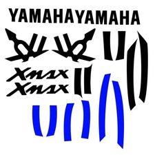 SET ADESIVI GRAFICA NERO BLU