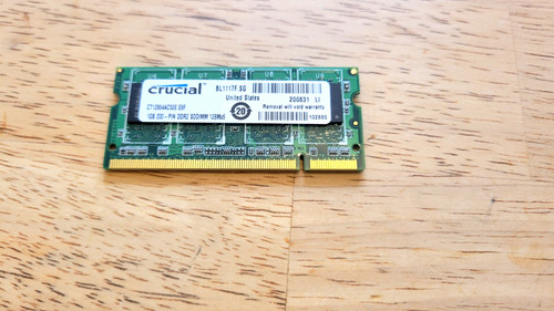 Crucial ddr2 533 mhz - 1, gb
