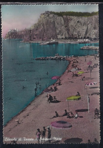 Cartolina litorale trieste - di,