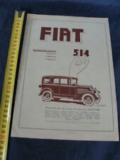 Fiat 514 estratto da rivista
