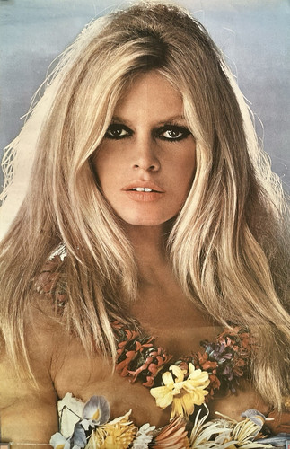 Brigitte bardot poster 1970 - bardot, poster,