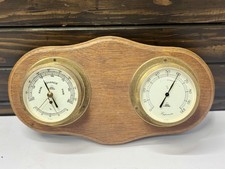 Antico barometro vichingo tedesco - doppio strumento meteorologico marino in ...