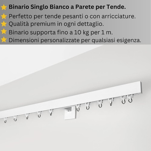 Binario singolo per - tende., da
