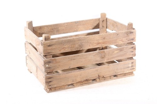 Vecchio scatola legno cassa - scatola,