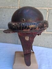 ELMETTO CASCO MOTOCICLISTA POLIZIA DELLA STRADA PAI POLIZIA AFRICA ITALIANA WW2