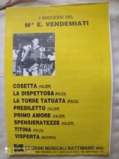 E. VENDEMIATI "I SUCCESSI" - FASCICOLO 8 SPARTITI (1987) - EDIZIONI BATTIMANO