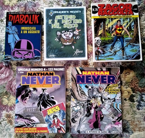 Lotto fumetti diabolik 10 - lotto,