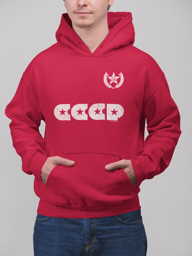 Felpa con cappuccio cccp - felpa,