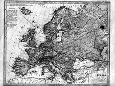 Carta geografica mappa Stieler