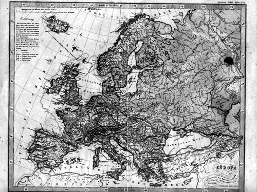 Carta geografica mappa stieler - geografica,