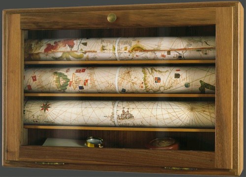Collezione portolani teca in - teca,