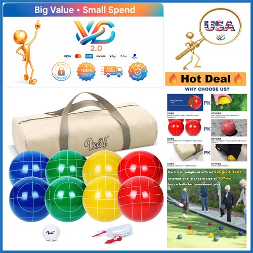 Set palline bocce misura - set,