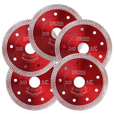 5 Discos Diamante 4 1/2 Pulg