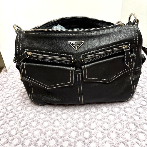 Borsa tracolla prada vitello - a,