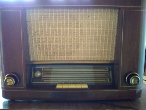 Antica radio tedesca valvole - antica, a